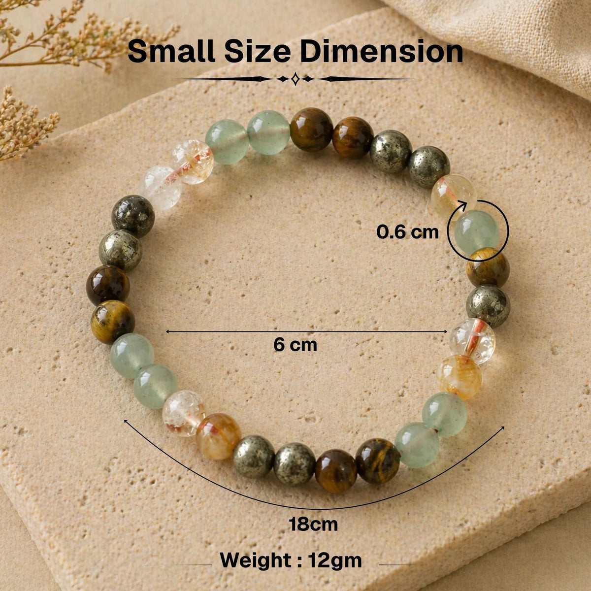Money Magnet Natural Crystal Stone Bracelet