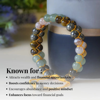Dhanlabh Natural Crystal Stone Bracelet