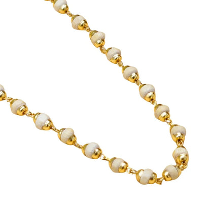 Gold-Tone Tulsi Beads Mala Chain