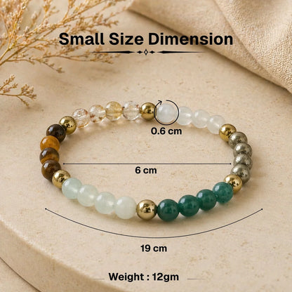 Dhanlabh Natural Crystal Stone Bracelet
