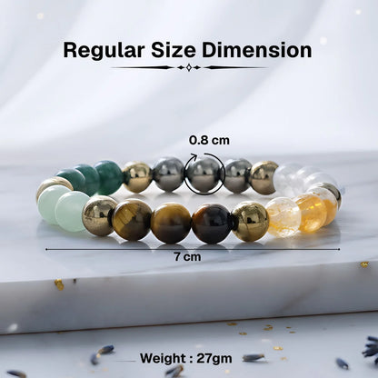 Dhanlabh Natural Crystal Stone Bracelet