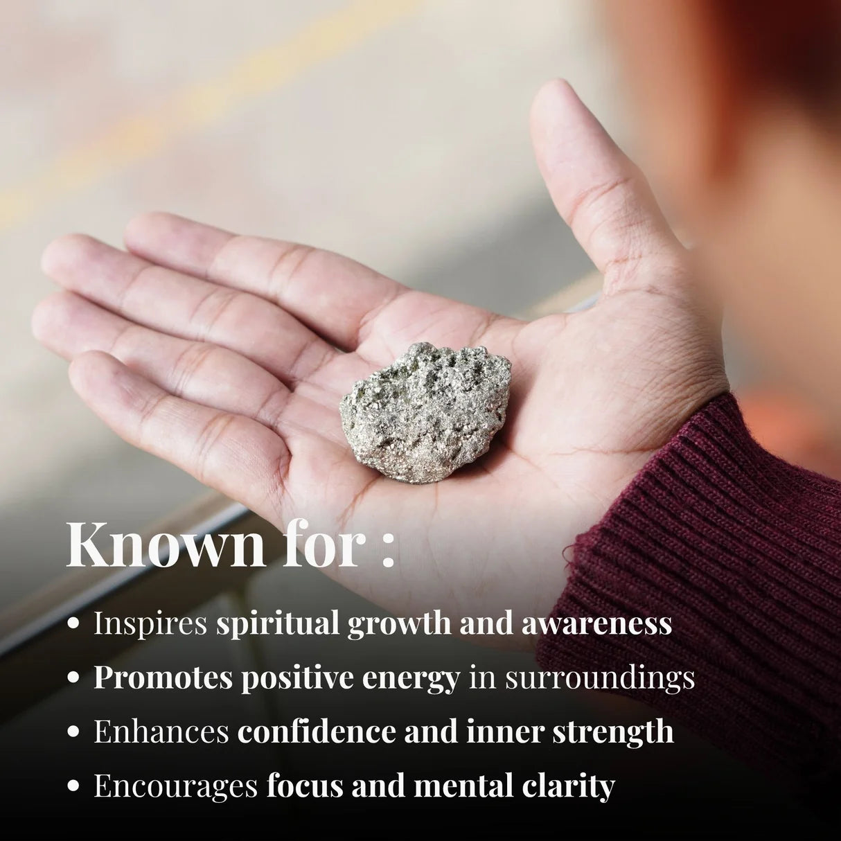 Natural Raw Pyrite Stone for Wealth & Prosperity