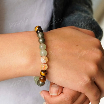 Money Magnet Natural Crystal Stone Bracelet