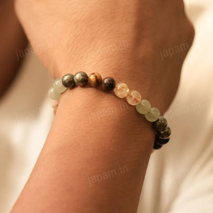 Money Magnet Natural Crystal Stone Bracelet